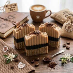 artisanal coffee handmade soap